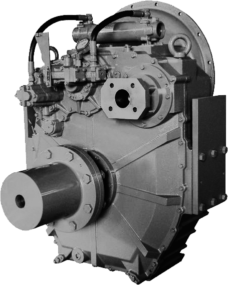 Marine engine and transmission propulsion system