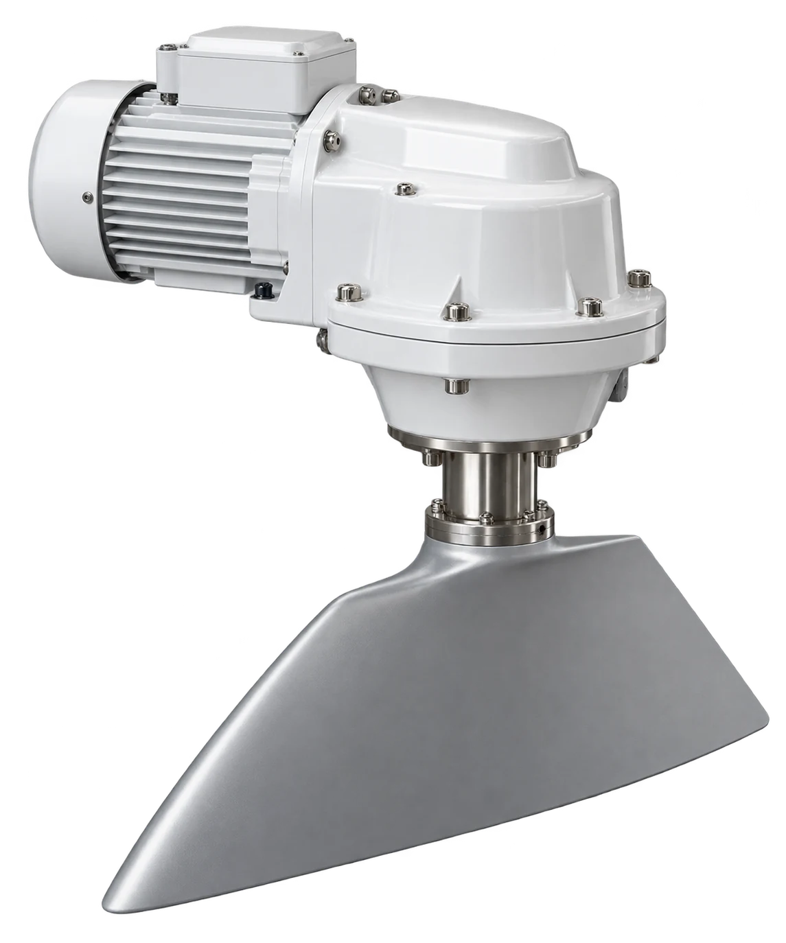 Illustrative marine electric stabilizer; not an official product photograph.