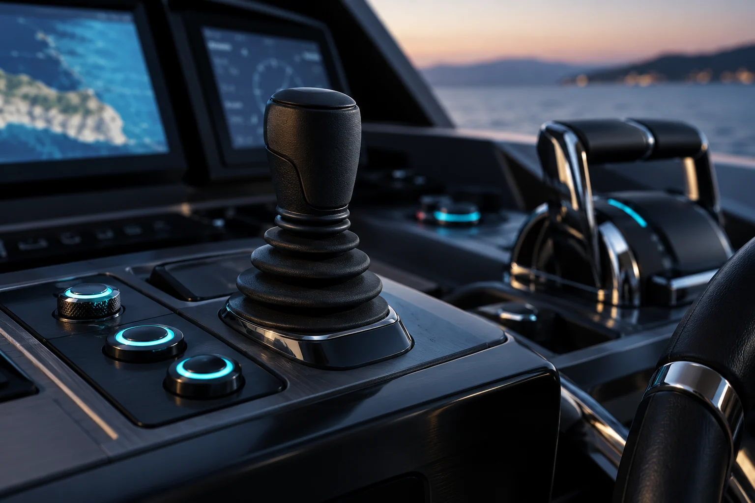 Illustrative marine control system support scene.