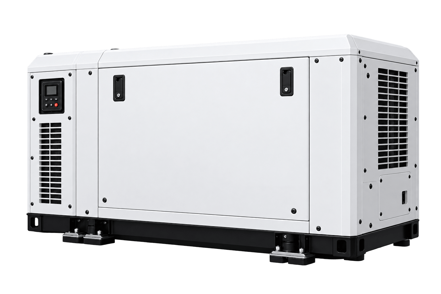 Illustrative compact enclosed marine generator
